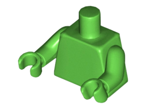 Minifiguren - Torso's - Onbedrukt