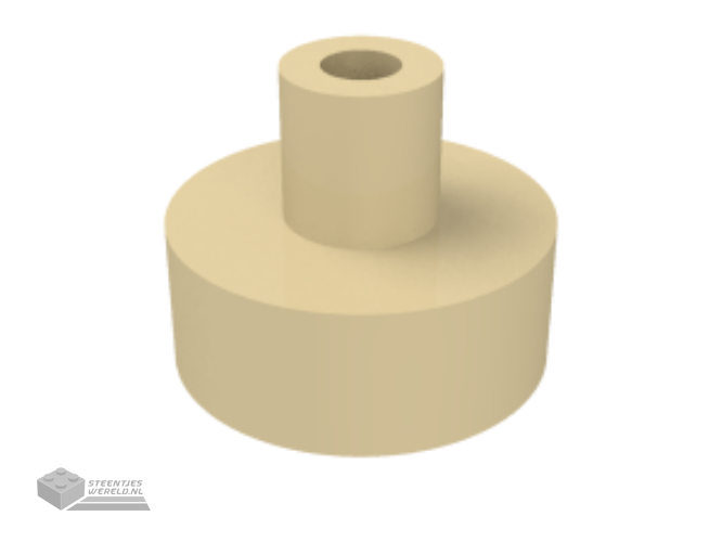24866 – Plaat, rond 1 x 1 met bloemrand (5 bloemblaadjes)