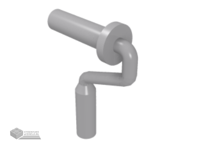 79688 – Minifiguur, mannelijk haar, gekruld met rechte zijkanten
