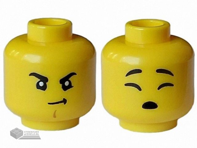 2136pb02 – Minipop, haarcombinatie, haar bedrukt