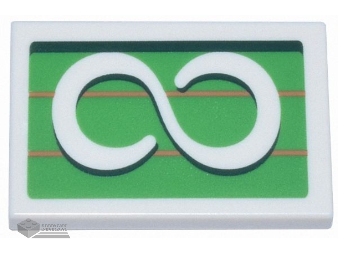 66857pb044 – Tegel, rond 2 x 4 ovaal bedrukt