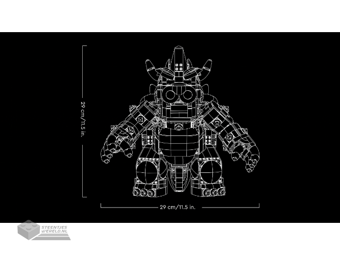 LEGO Super Mario 71411 De machtige Bowser - The Mighty Bowser - Afbeelding 9