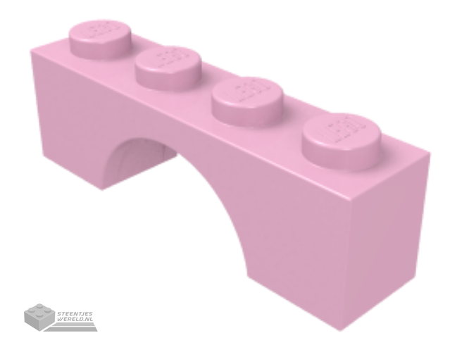 27507 – Tegel, ronde hoek 4 x 4 Macaroni breed
