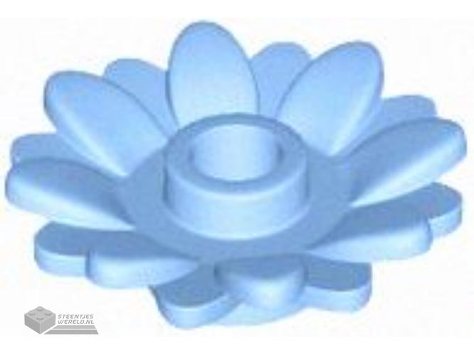 6901 – Plantbloem 2 x 2 rond met 16 bloemblaadjes (zonnebloem) met open voet