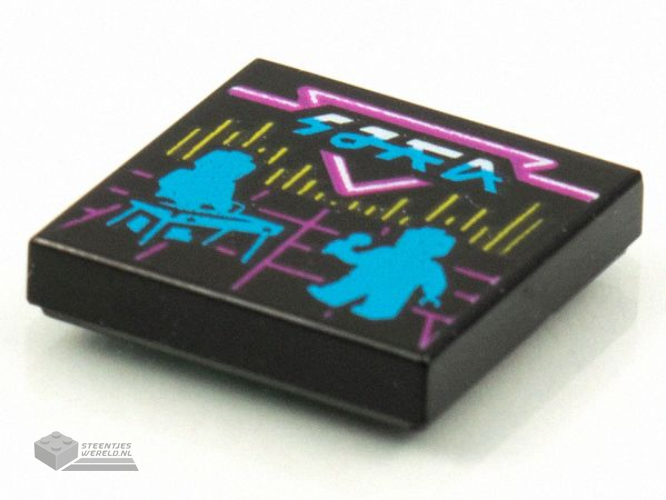40925pb04 – Minifiguur, Ninjago hoofddeksel type 4 bedrukt