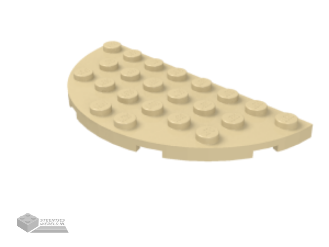 24866 – Plaat, rond 1 x 1 met bloemrand (5 bloemblaadjes)