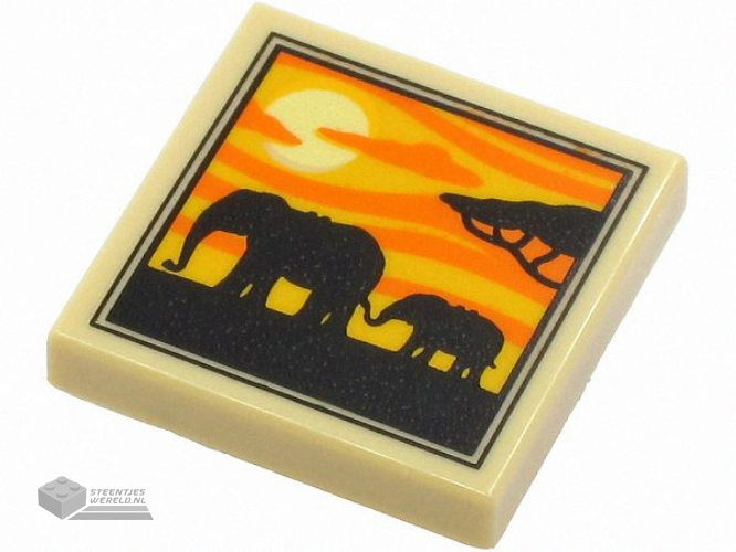 35459 – Tegel, aangepast 1 x 3 omgekeerd met gat