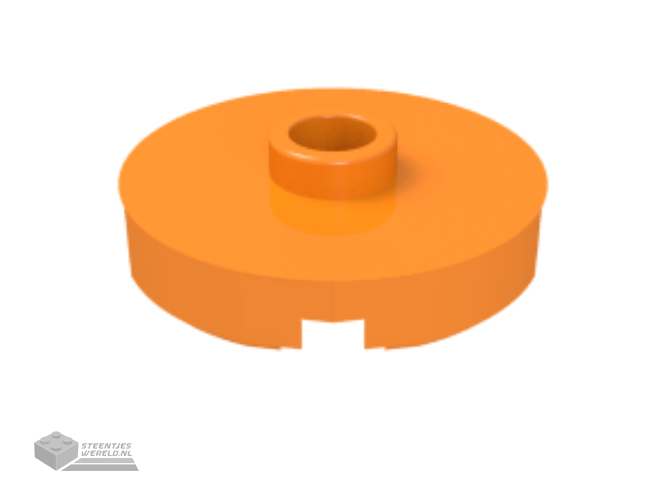 24866 – Plaat, rond 1 x 1 met bloemrand (5 bloemblaadjes)