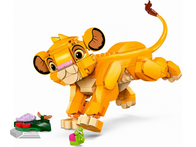 LEGO Disney 43243 Simba de Leeuwenkoning als welp - Simba the Lion King Cub - Afbeelding 2