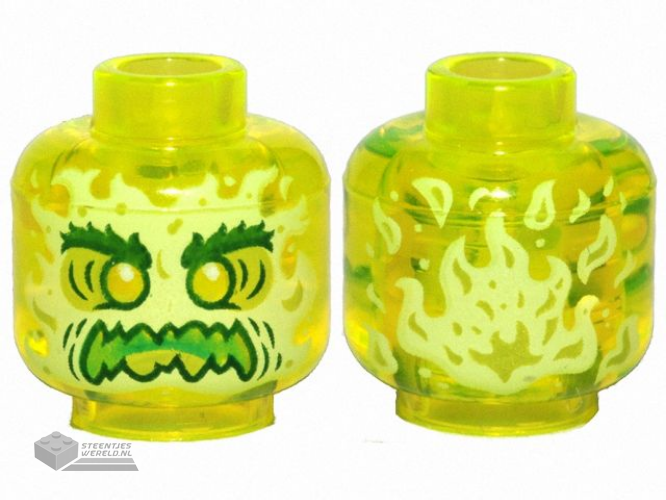 3626pb3706 Minifiguur hoofd bedrukt