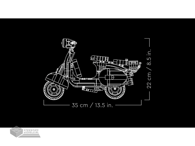 LEGO 10298 Vespa 125 - Vespa 125 - Afbeelding 11