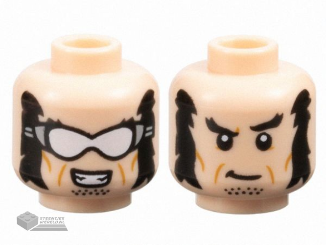 3626pb3524 Minifiguur hoofd 2-zijdig bedrukt