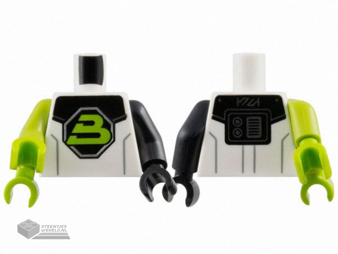 973pb4522c01 – Minifiguur Torso bedrukt