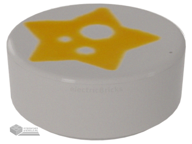 98138pb240 – Tegel, rond 1 x 1 bedrukt