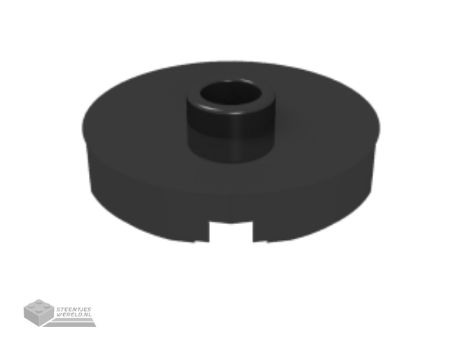 24866 – Plaat, rond 1 x 1 met bloemrand (5 bloemblaadjes)
