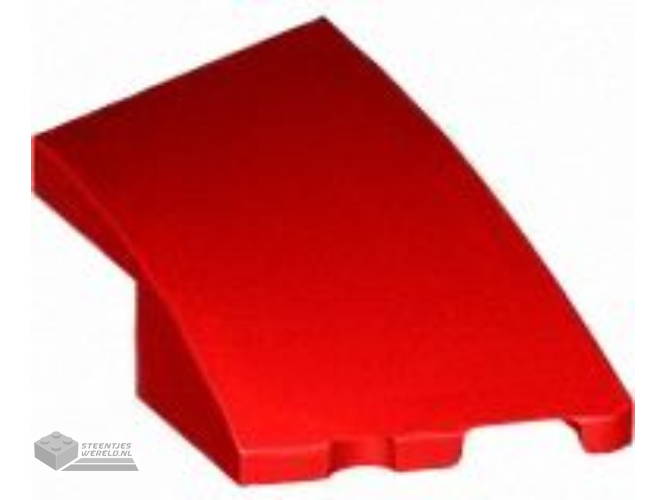 6081 – Dakpan, gebogen 2 x 4 x 1 1/3 met 4 verzonken staanders