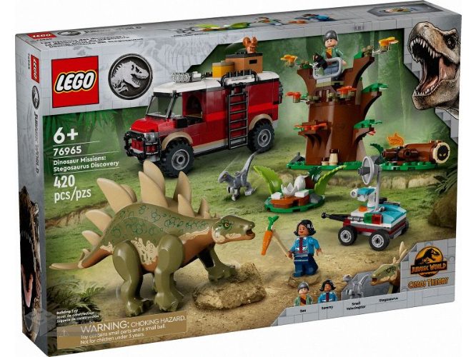 LEGO Jurassic World 76965 Dinosaurusmissies: Stegosaurus Ontdekking – Dinosaurusmissies: Stegosaurus Ontdekking