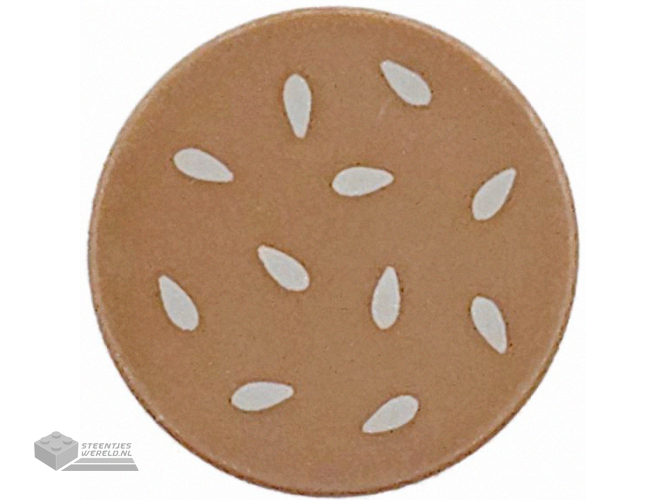 14769pb385 – Tegel, rond 2 x 2 bedrukt