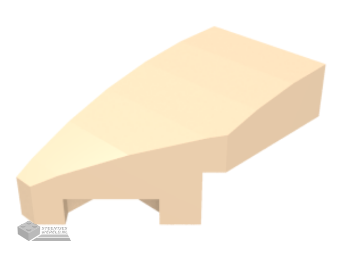 49307 – Dakpan, gebogen 1 x 1 x 2/3 Dubbel