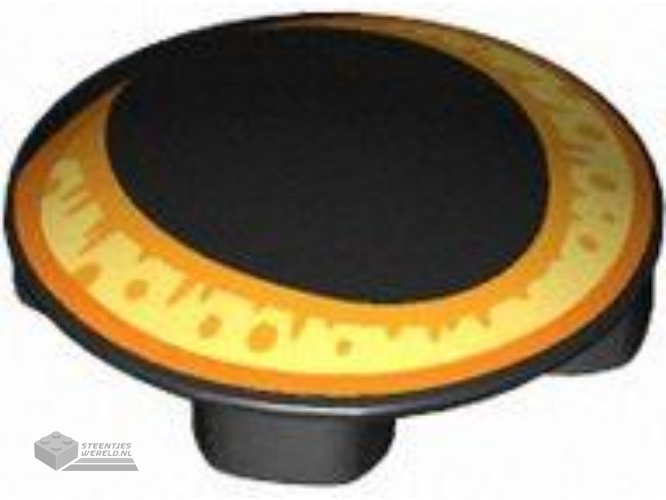 2654pb026 – Plaat, rond 2 x 2 bedrukt