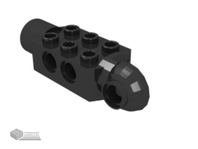 2438 – Technic, Gebogen paneel 5 x 3 x 2 Hoekkwartellips, Links