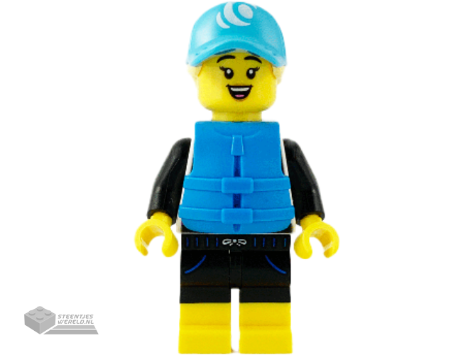 col374 – Paddle Surfer, Serie 21 (Minifiguur zonder standaard en accessoires)