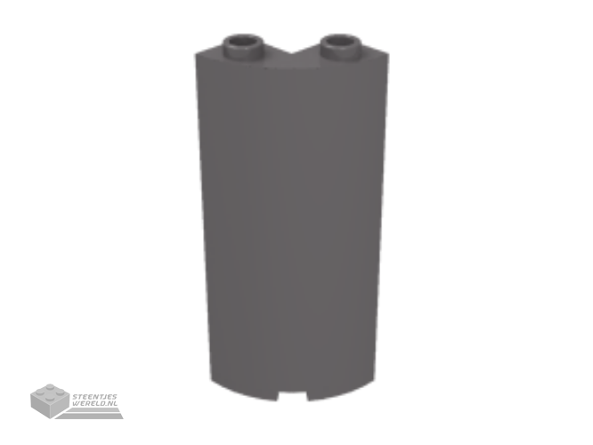 30987 – Cilinderkwart 2 x 2 x 5 met 1 x 1 uitsparing