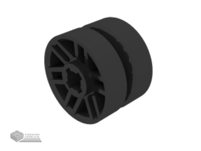 87081 – Steen, rond 4 x 4 met gat