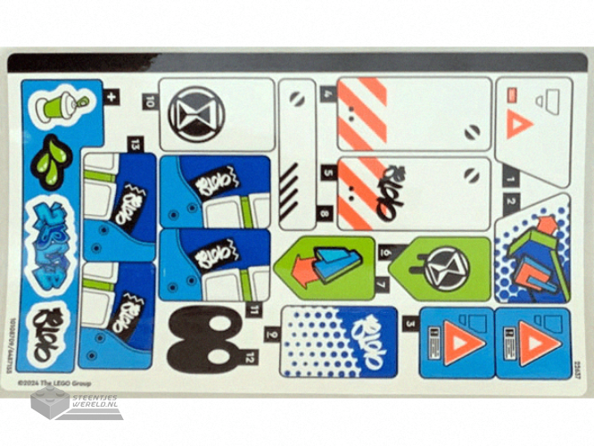 41667stk01 – Stickervel voor set 41667 – (77570/6338178)