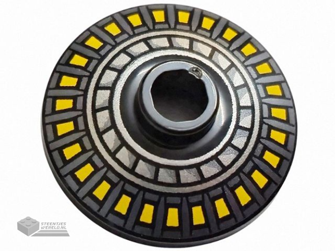 44375bpb21 – Schotel 6 x 6 Omgekeerd (Radar) – Massieve noppen bedrukt