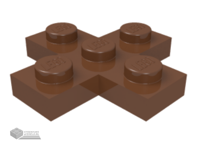 24866 – Plaat, rond 1 x 1 met bloemrand (5 bloemblaadjes)