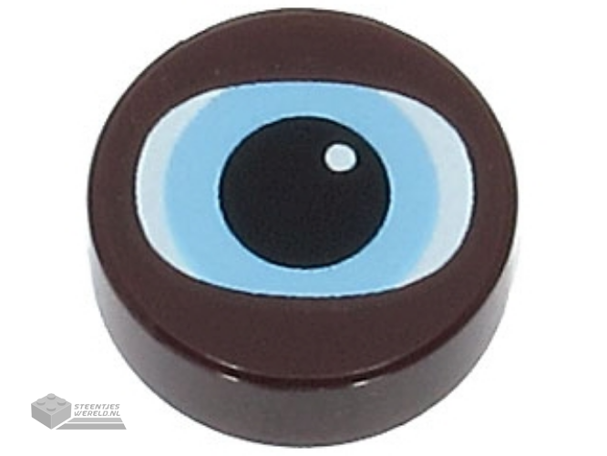 98138pb320 – Tegel, rond 1 x 1 cm bedrukt