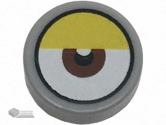 98138pb240 – Tegel, rond 1 x 1 bedrukt