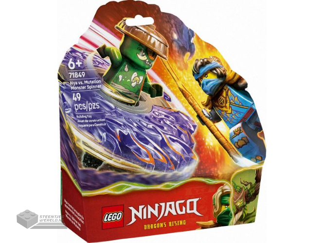 LEGO Ninjago 71849 Nya versus Mutatie Monster Spinner - Nya versus Mutatie Monster Spinner