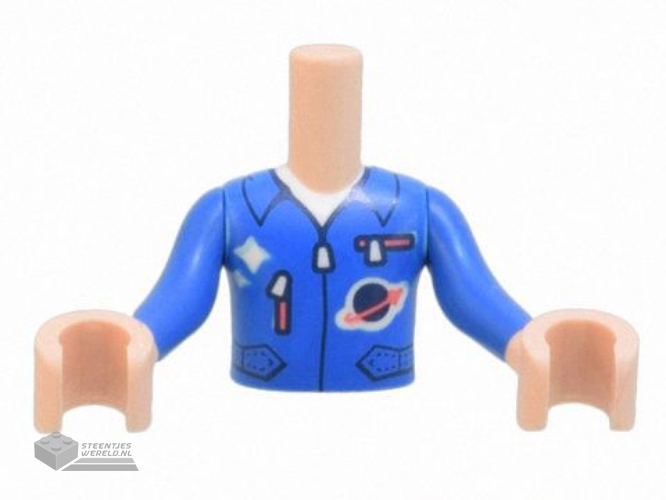 FTMpb070c01 – Torso Minipop Man Beige Uniform bedrukt