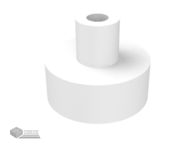 24866 – Plaat, rond 1 x 1 met bloemrand (5 bloemblaadjes)