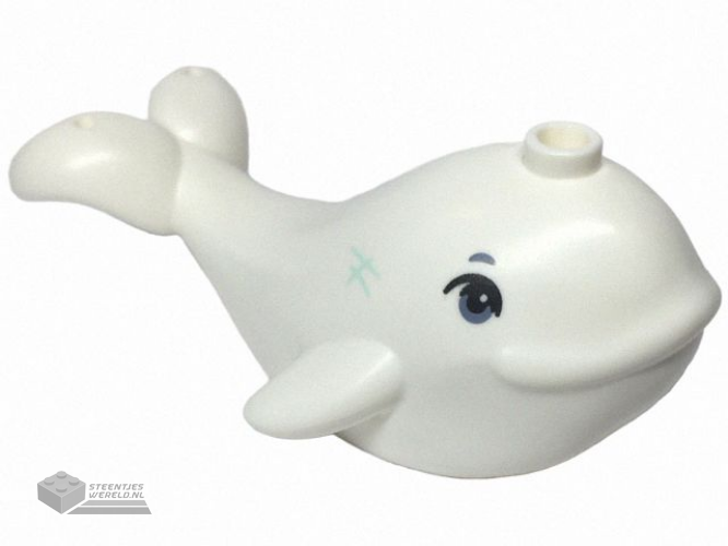 49518pb02 – Walvis met zandblauwe ogen patroon