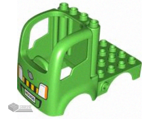 15454pb08 – Duplo Car Body Truck 4 x 4 Flatbed bedrukt