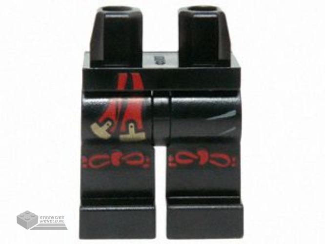 970c00pb1674 – Minifiguur benen bedrukt