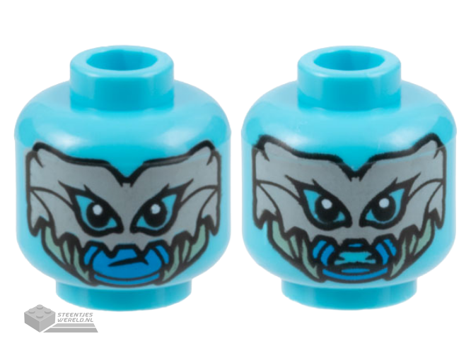 3626pb3966 Minifiguur hoofd 2-zijdig bedrukt