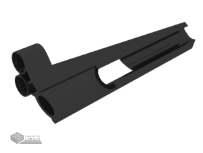 88283 – Minifiguur, halflang, warrig haar met middenscheiding