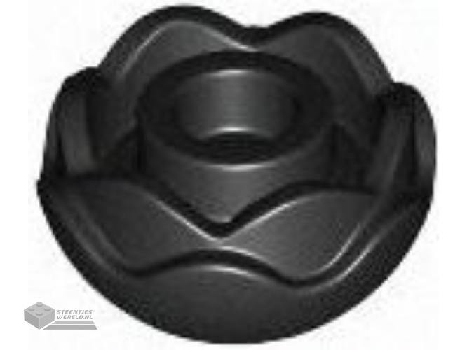 87081 – Steen, rond 4 x 4 met gat