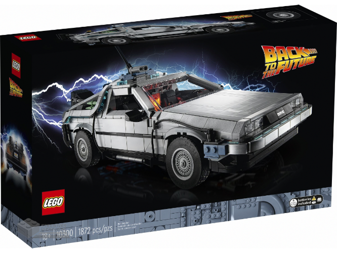 LEGO 10300 Terug naar de toekomst tijdmachine – Tijdmachine voor Terug naar de toekomst