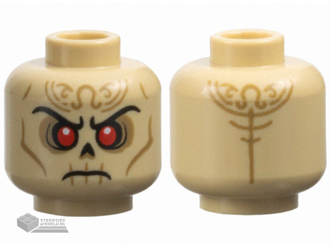 3626pb3458 Minifiguur hoofd 2-zijdig bedrukt