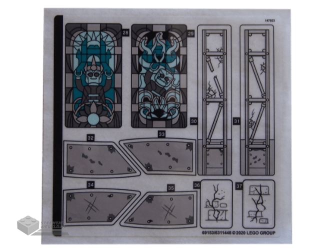70437stk02 - Stickervel voor set 70437, vel 2 - (69153/6311448)