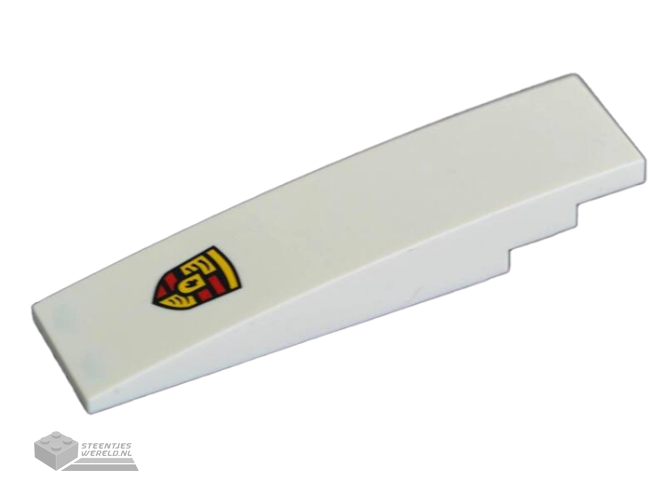 42918pb07 – Dakpan, gebogen 8 x 2 met Porsche-logopatroon