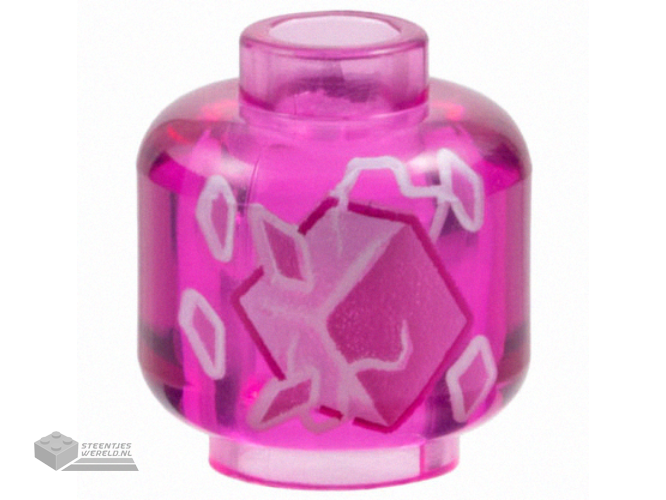 3626pb3706 Minifiguur hoofd bedrukt