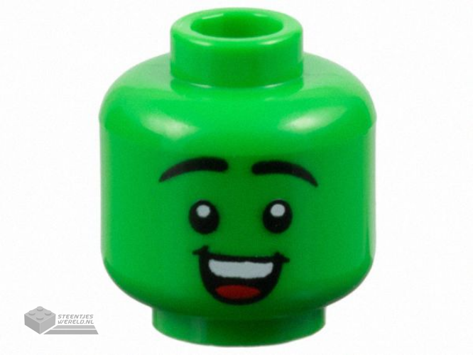 3626pb3637 Minifiguur hoofd vrouw 2-zijdig bedrukt