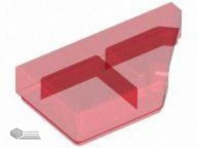 26604 – Steen, aangepast 1 x 1 met noppen aan 2 zijden, aangrenzend
