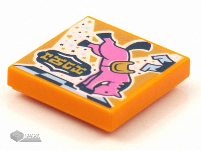 24076pb03 – Minifiguur, Hoofddeksel, Kostuum Haaienkop, Staart en Vinnen bedrukt